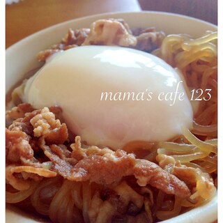 簡単♪すぐ出来るジューシーな牛丼